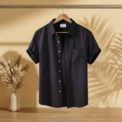 Premium Quality Short Sleeve Shirt Black