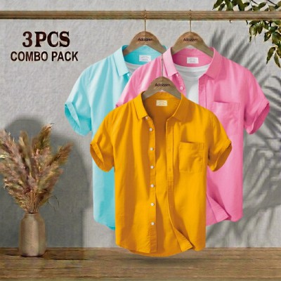 Premium Quality Short Sleeve Shirt Pink Pest & Kathali