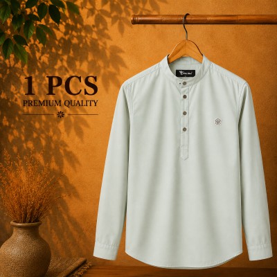 Satin Fabric Premium Quality Katua For Men's Light Lemon